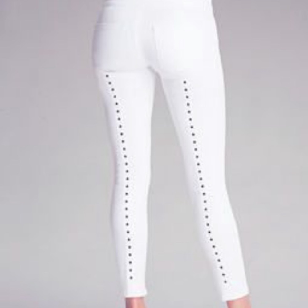 💕RARE FIND💝Bebe Corset Star Embroidered Jeans⭐️ - Picture 3 of 16